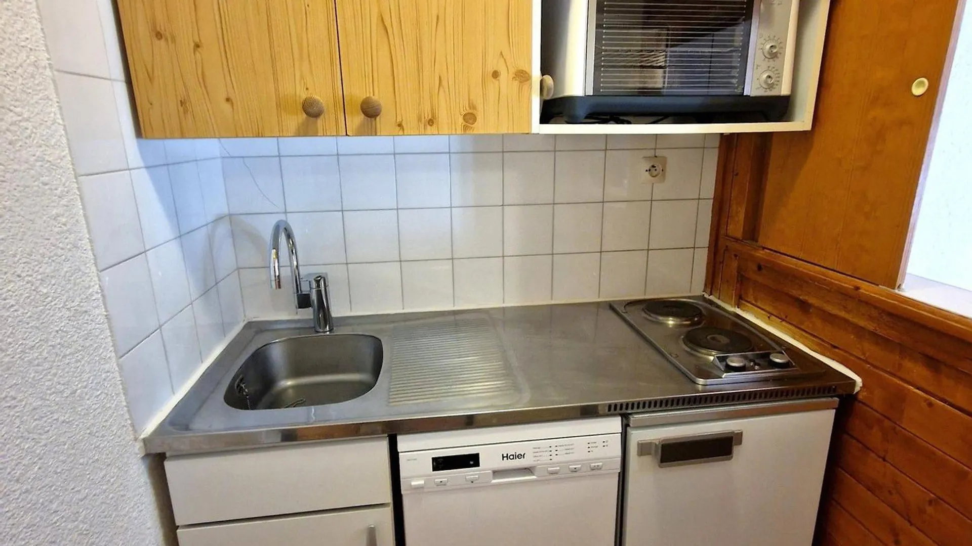 Studio 4 Pers Au Coeur De Valfrejus Avec Balcon, Cuisine Equipee, Casier A Skis - Fr-1-265-255 Apartment